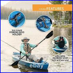 Fishing Kayak Paddle Outdoor Sport Flush-Mount Pole Holder 275Lb Weight Capacity