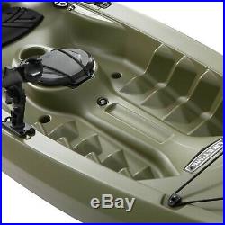 Fishing Kayak Sit-On-Top Paddle Included Stable Flat Bottom Fishing Rod Holders