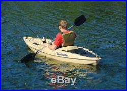 Fishing Kayak Sport Fisher Angler Sit On Kayaks Rod Holders Paddle Tan On Sale