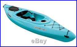 Fishing Kayak with Paddle & Storage Sit-In Sea Blue Lake Ocean Pond Rod Holder 10