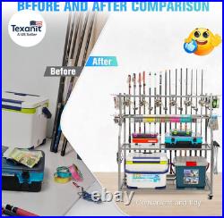 Fishing Pole Holders, Fishing Rod Holders for Garage, Fishing Rod Holder for Fis