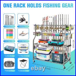 Fishing Pole Holders, Fishing Rod Holders for Garage, PeBro Fishing Rod Holder f