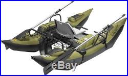Fishing Pontoon Boat Padded Seat High Storage Capacity Rod Holder Oar Lock