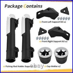 Fishing Rod & Cup Holder Front Support Kit For Sea-Doo GTX RXT WAKE PRO FISH PRO