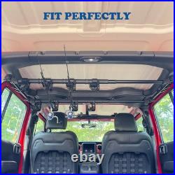 Fishing Rod Holder Compatible with 4-Door Jeep Wrangler JL 2018-2024, Heavy D Fishing Rod Holder Compatible with 4-Door Jeep Wrangler JL 2018-2024, Heavy D