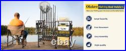 Fishing Rod Holder Fishing Gear Equipment Tackle Cart Fishing Pole Organizer