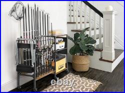 Fishing Rod Holder Fishing Gear Equipment Tackle Cart Fishing Pole Organizer