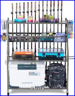 Fishing Rod Holder, Fishing Pole Holders for Garage, Fishing Rod Holders for Gar