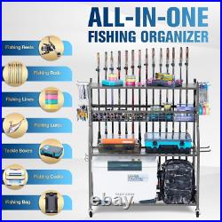 Fishing Rod Holder, Fishing Pole Holders for Garage, Fishing Rod Holders for Gar