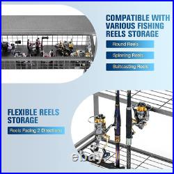 Fishing Rod Holder, Fishing Pole Holders for Garage, Fishing Rod Holders for Gar