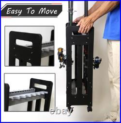 Fishing Rod Holder, Fishing Pole Holders for Garage, Rod Holder for 16 Rod and Ree