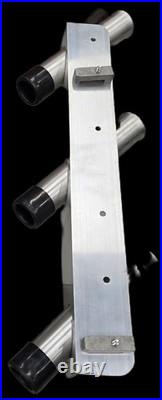 Fishing Rod Holder For Truck Bedside, 3-Pole Passenger Side