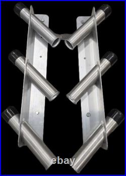 Fishing Rod Holder For Truck Bedside, 6-Pole Passenger & Driver Side Pair