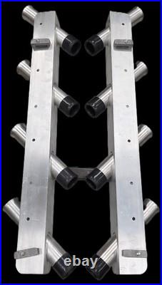 Fishing Rod Holder For Truck Bedside, 8-Pole Passenger & Driver Side Pair