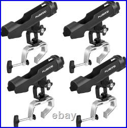 Fishing Rod Holder Plastic 4-Pack 360° Adjustable Boat Accessory Heavy Duty Fishing Rod Holder Plastic 4-Pack 360° Adjustable Boat Accessory Heavy Duty