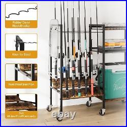 Fishing Rod Holder, Portable Fishing Rod Storage Rack Fishing Accessories, Fi