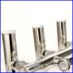 Fishing Rod Holder Rocket Launcher Highly Polished Stainless Steel 5 Tube