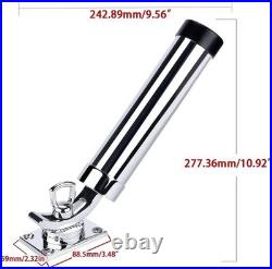 Fishing Rod Holder Set of 2 Marine Grade 316 Stainless Steel Adjustable