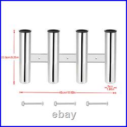 Fishing Rod Holder Side-mounted Wall-mounted Pole Rack Bracket with Screws