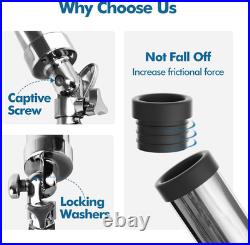 Fishing Rod Holder for Boat, Stainless Steel 316 Rail Mount Clamp Fishing Rod Ho