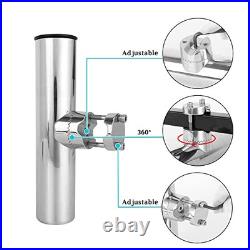 Fishing Rod Holder for Golf Cart, Stainless Steel Rod Holder Side Mount 7/8 Fishing Rod Holder for Golf Cart, Stainless Steel Rod Holder Side Mount 7/8