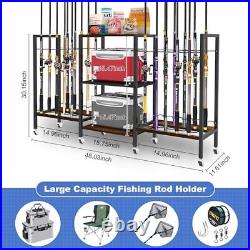 Fishing Rod Holders, Fishing Pole Holder for Garage, Fishing Rod Rack Stores