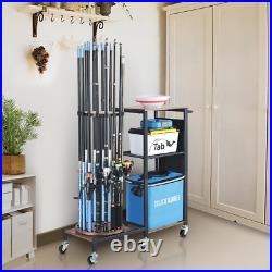 Fishing Rod Holders Garage 360 Degree Rotating Fishing Pole Holders for Garage Fishing Rod Holders Garage 360 Degree Rotating Fishing Pole Holders for Garage