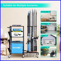Fishing Rod Holders Garage 360 Degree Rotating Fishing Pole Holders for Garage Fishing Rod Holders Garage 360 Degree Rotating Fishing Pole Holders for Garage