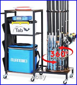 Fishing Rod Holders Garage 360 Degree Rotating Fishing Pole Holders for Garage Fishing Rod Holders Garage 360 Degree Rotating Fishing Pole Holders for Garage