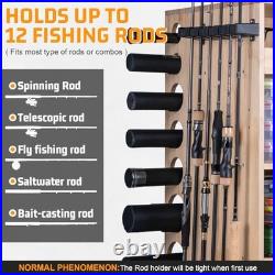 Fishing Rod Holders for A Fishing Tackle Storage Cabinet With 2 Rod Racks