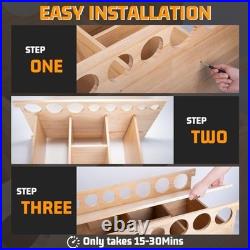 Fishing Rod Holders for A Fishing Tackle Storage Cabinet With 2 Rod Racks