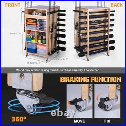 Fishing Rod Holders for A Fishing Tackle Storage Cabinet With 2 Rod Racks