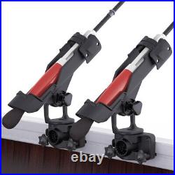 Fishing Rod Holders for Boat, Fishing Boat Rod Holder with Track Mount, Fishing