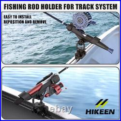 Fishing Rod Holders for Boat, Fishing Boat Rod Holder with Track Mount, Fishing