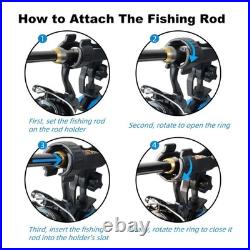 Fishing Rod Holders for Boat, Upgraded Fishing Rod Holder with Enlarge Clamp