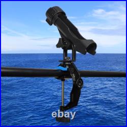 Fishing Rod Holders for Boat, Upgraded Fishing Rod Holder with Enlarge Clamp Inn
