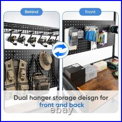 Fishing Rod Holders for Garage, 3-Tier Fishing Rod Rack, Fishing Gear Organizer