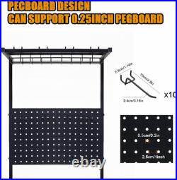 Fishing Rod Holders for Garage, 3-Tier Fishing Rod Rack Store 12 Rods& 8 Reels