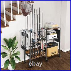 Fishing Rod Holders for Garage Fishing Pole Holders up to 12 Rods, Fishing Fishing Rod Holders for Garage Fishing Pole Holders up to 12 Rods, Fishing