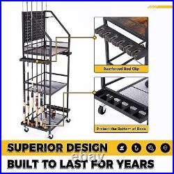 Fishing Rod Holders for Garage, Fishing Pole holders, Fishing Gear Storage up t