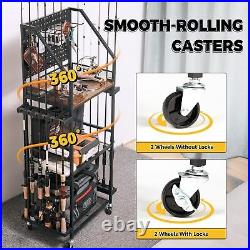 Fishing Rod Holders for GarageFishing Pole holdersFishing Gear Storage up