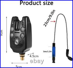 Fishing Rod Pod Stand Adjustable 3 Bite Alarms Swinger Set Carp Rod Holder Kit