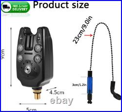 Fishing Rod Pod Stand Adjustable 3 Bite Alarms Swinger Set Carp Rod Holder Kit