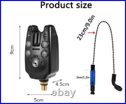 Fishing Rod Pod Stand Adjustable 3 Bite Alarms Swinger Set Carp Rod Holder Kit