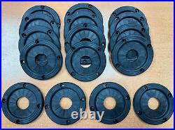 Fishing Rod Pole Holder 8 Pairs 7-0614 16 Grommets 3-3/8 Inch Od Black Rubber