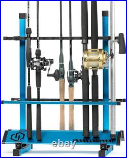 Fishing Rod Rack Holder Organizer, 24-48 Slots to Hold Fresh Salt Water Spinning