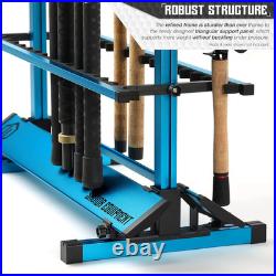Fishing Rod Rack Holder Organizer, 24-48 Slots to Hold Fresh Salt Water Spinning