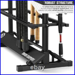 Fishing Rod Rack Holder Organizer, Lightweight Aluminum Vertical Fish Pole Ga