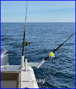Fishing Rod Spreader Outrigger Boat Trolling Dredge Teaser Holders Pair 2x