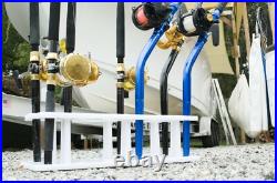 Fishing Rod Storage Floor Rack Pole Organizer Garage Marine Board Stand